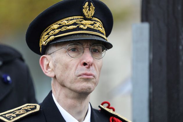 Le préfet de police de Paris Didier Lallement lors des commémorations du 11