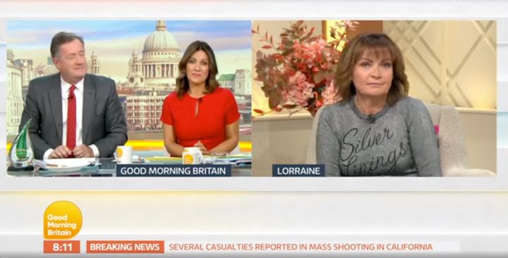Susanna's face says it all as Lorraine says exactly how she's feeling