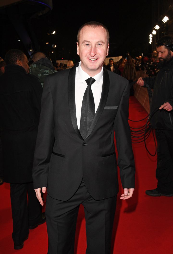 Andrew at the National Television Awards in 2017