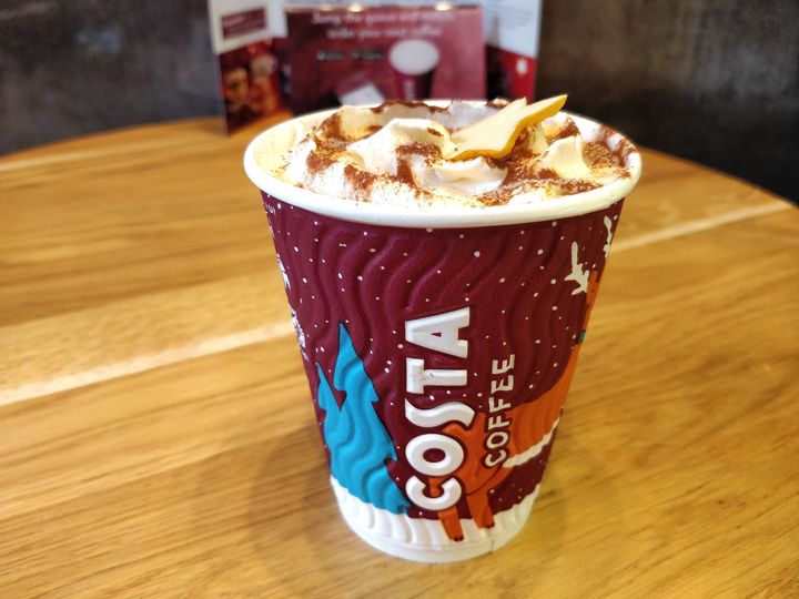Costa's Irish Velvet Latte also went down a storm in the office.