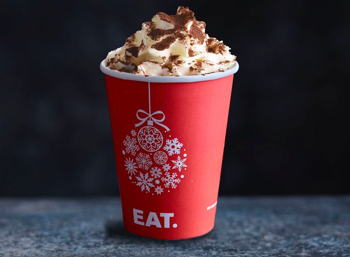 Eat's honeycomb hot chocolate is rich and decadent. 