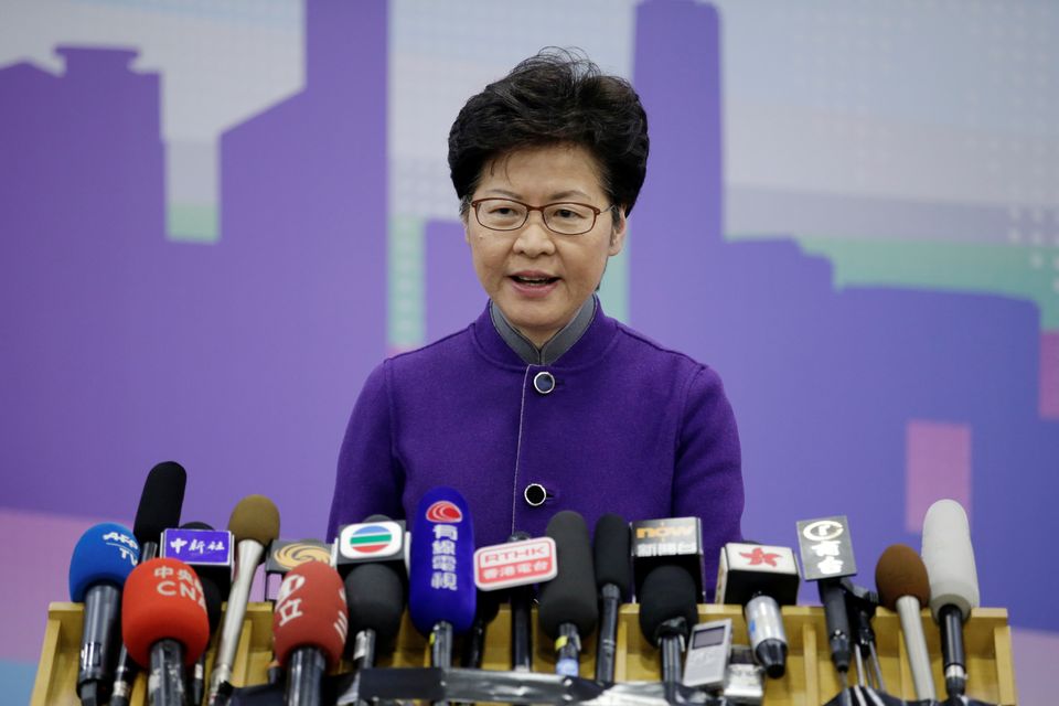 Hong Kong's leader Carrie Lam officially pulled the extradition bill in October 