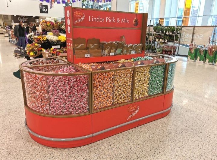 Lindt pick and mix stand