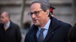 Torra planta al Gobierno y a los empresarios en la cena de Foment en