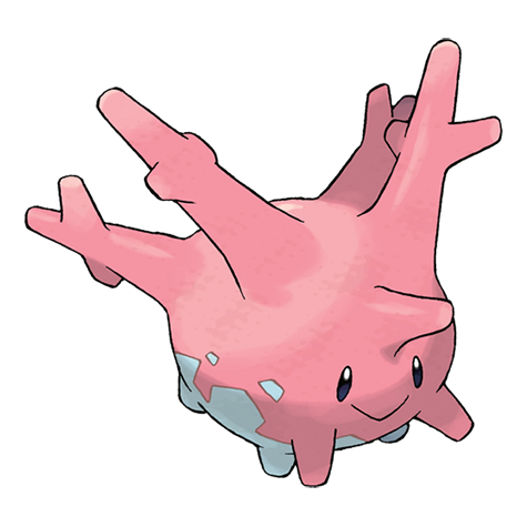 The <a href="https://www.pokemon.com/us/pokedex/corsola" target="_blank">original version</a> of Corsola was a "coral" type b