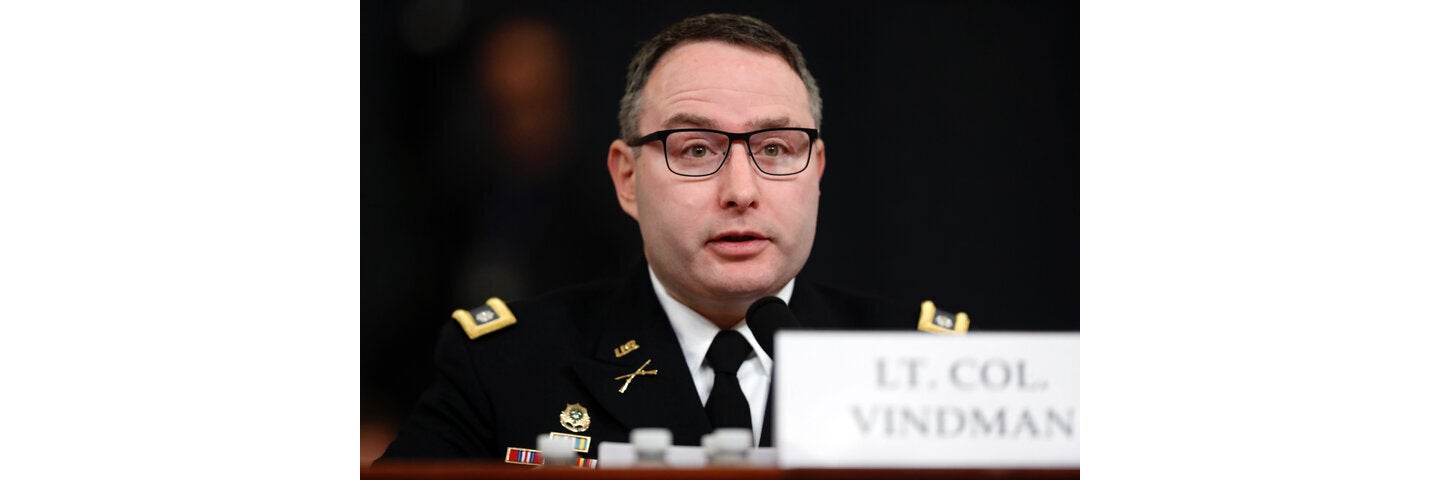 Trump’s Push For Investigations Was An ‘Order,’ National Security Official Testifies
