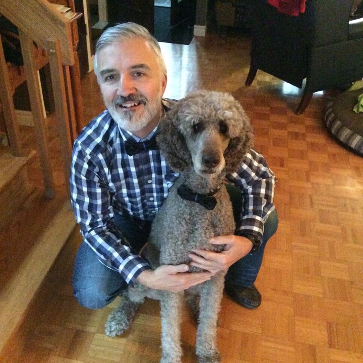 Martin Couture et son chien Balzac