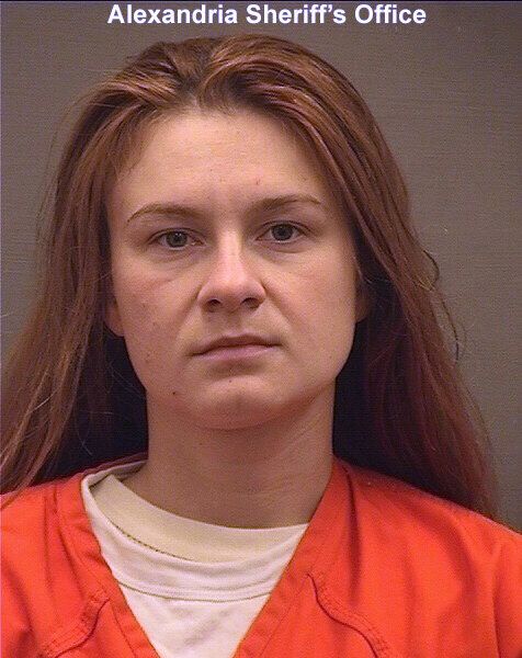 Russian national Maria Butina is seen after her arrest in Virginia on spying charges.