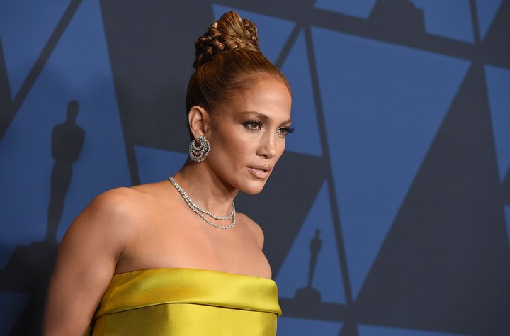 Jennifer Lopez arrives at the Governors Awards on Sunday, Oct. 27, 2019, at the Dolby Ballroom in Los Angeles. (Photo by Jordan Strauss/Invision/AP)
