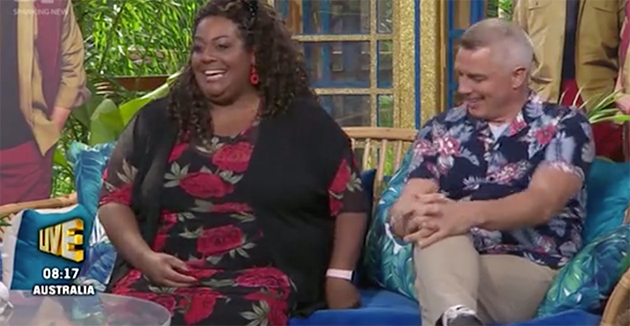 Alison Hammond and John Barrowman on Extra Camp