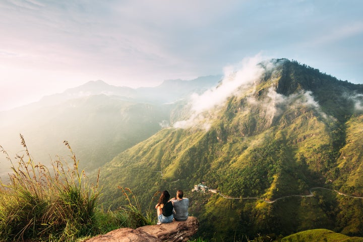 Paisaje de Sri Lanka.