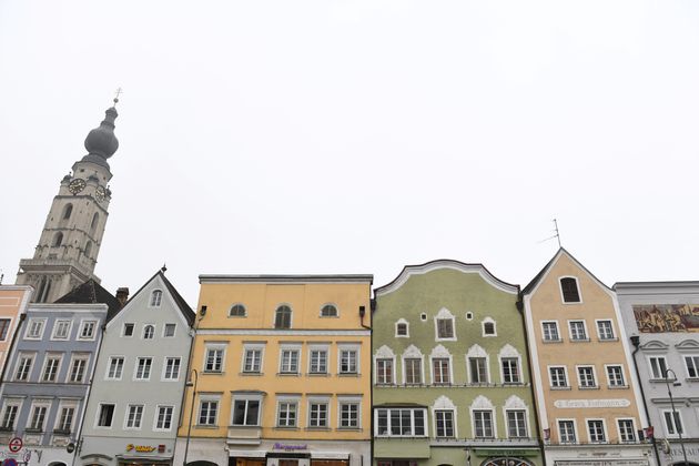 Η όψη της άλλοτε κατοικίας της οικογένειας Χίτλερ, στο Μπρόιναου της Αυστρίαςt