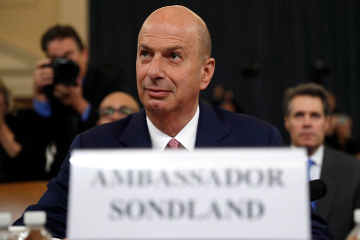 Gordon Sondland, U.S. ambassador to the European Union, delivered testimony that implicated Trump and his inner circle in the pressure campaign on Ukraine. 