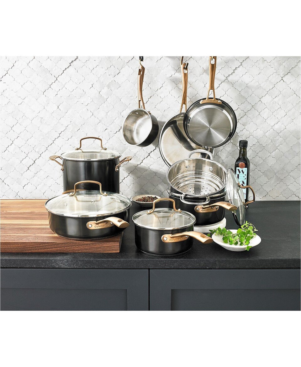 The Pioneer Woman Frontier Speckle Gray 24-Piece Cookware Combo Set