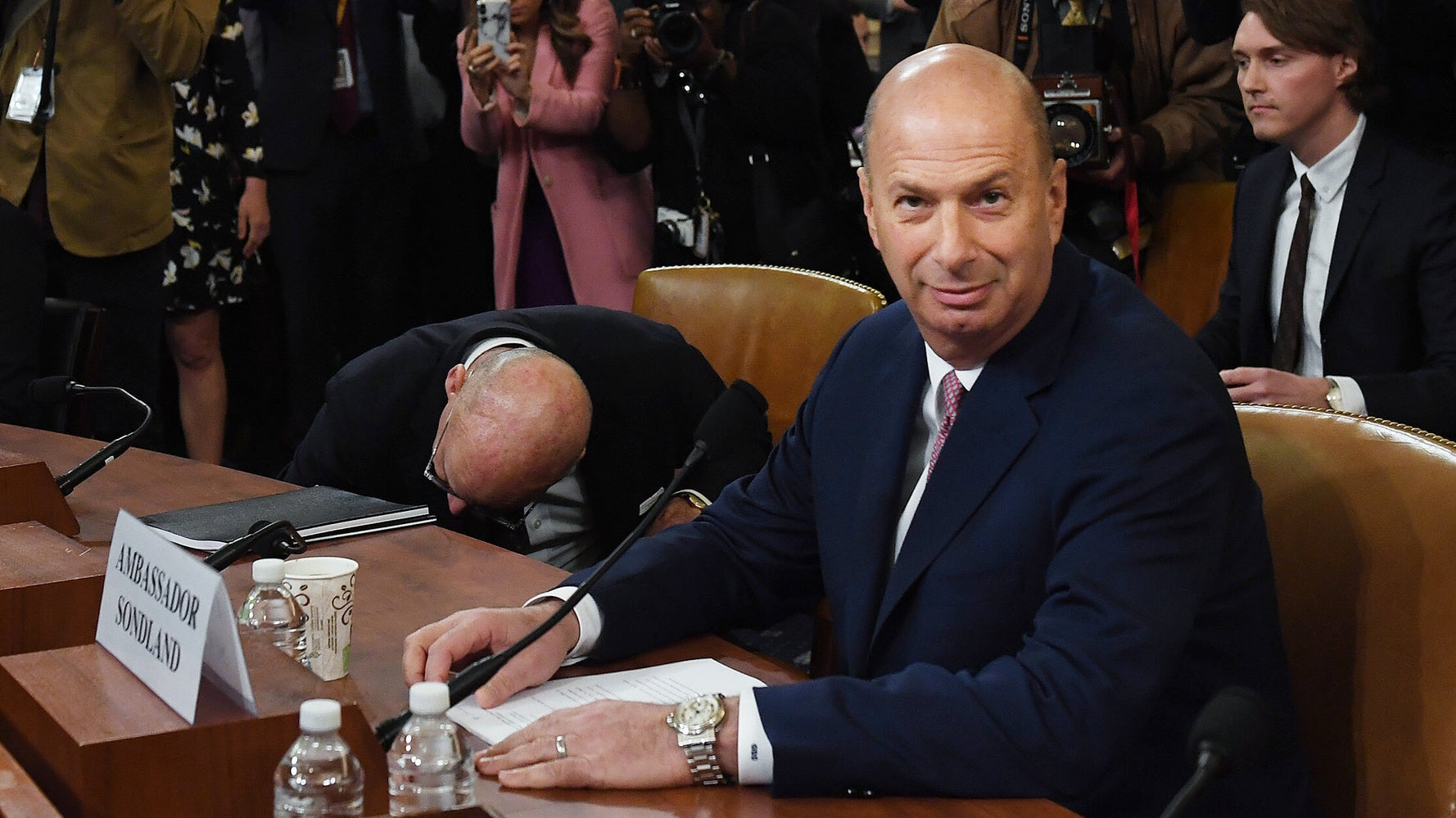 Sondland Had The Biggest Smirk On His Face Amid Impeachment Hearing Flipboard Sondland Had The Biggest Smirk On His Face Amid Impeachment Hearing Flipboard