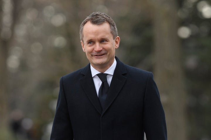 Liberal MP Seamus O'Regan arrives for the swearing-in ceremony in Ottawa on Nov. 20, 2019. 