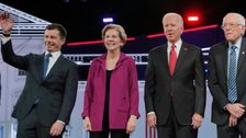 Donald Trump And Impeachment Cast Shadow Over Democratic Presidential Debate