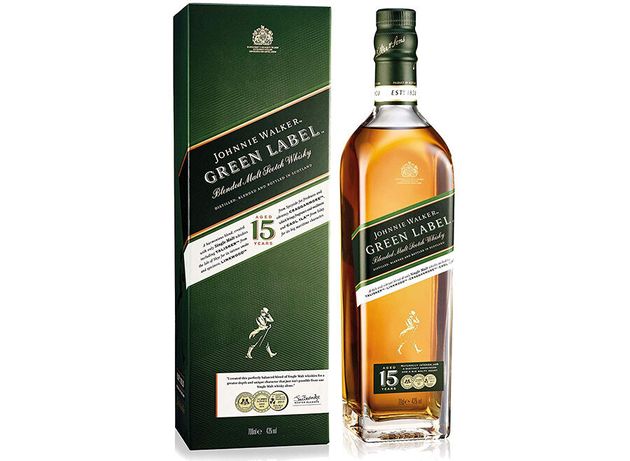 Johnnie Walker Green Label Blended Scotch Whisky (70cl), £28.99 (was £39.99)