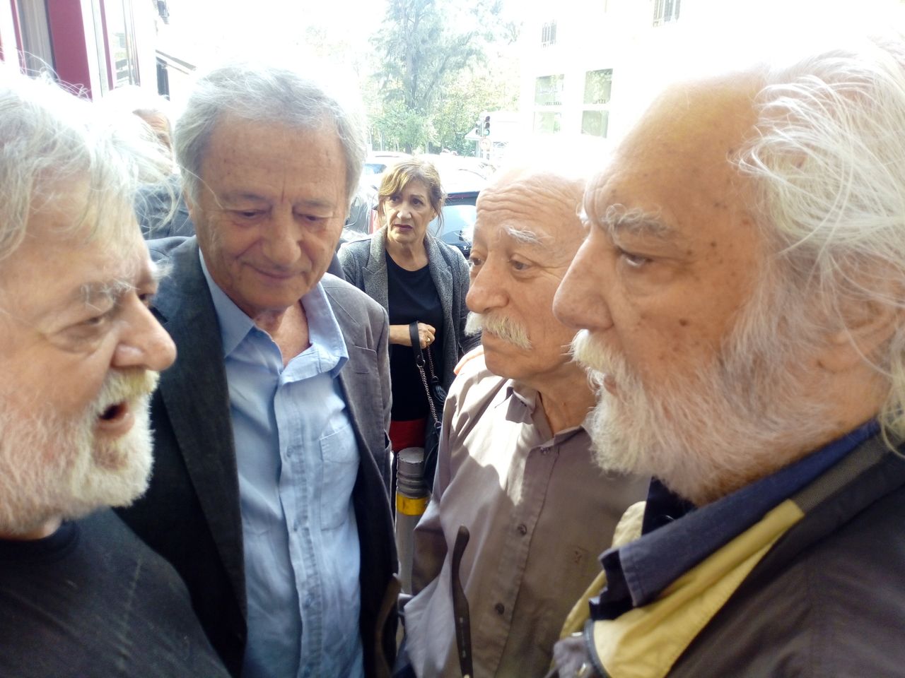 Από αριστερά οι Μάκης Θεοφυλακτόπουλος, Γιάννης Ψυχοπαίδης, Χρόνης Μπότσογλου και Διονύσης Φωτόπουλος. 