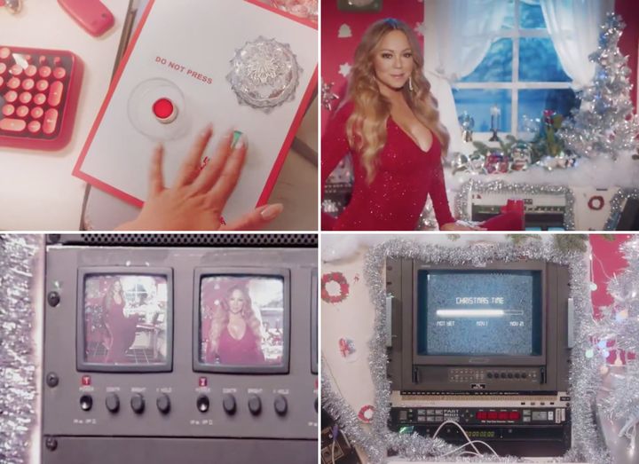 A few snapshots of Mariah Carey's incredible new festive video