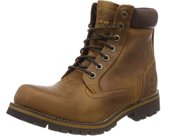 Αδιάβροχες μπότες με επένδυση Timberland Men’s Rugged 6 Inch Plain Toe, Amazon