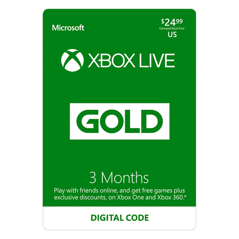 Xbox live gold store black friday deals