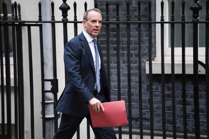 Britain's Foreign Secretary Dominic Raab.