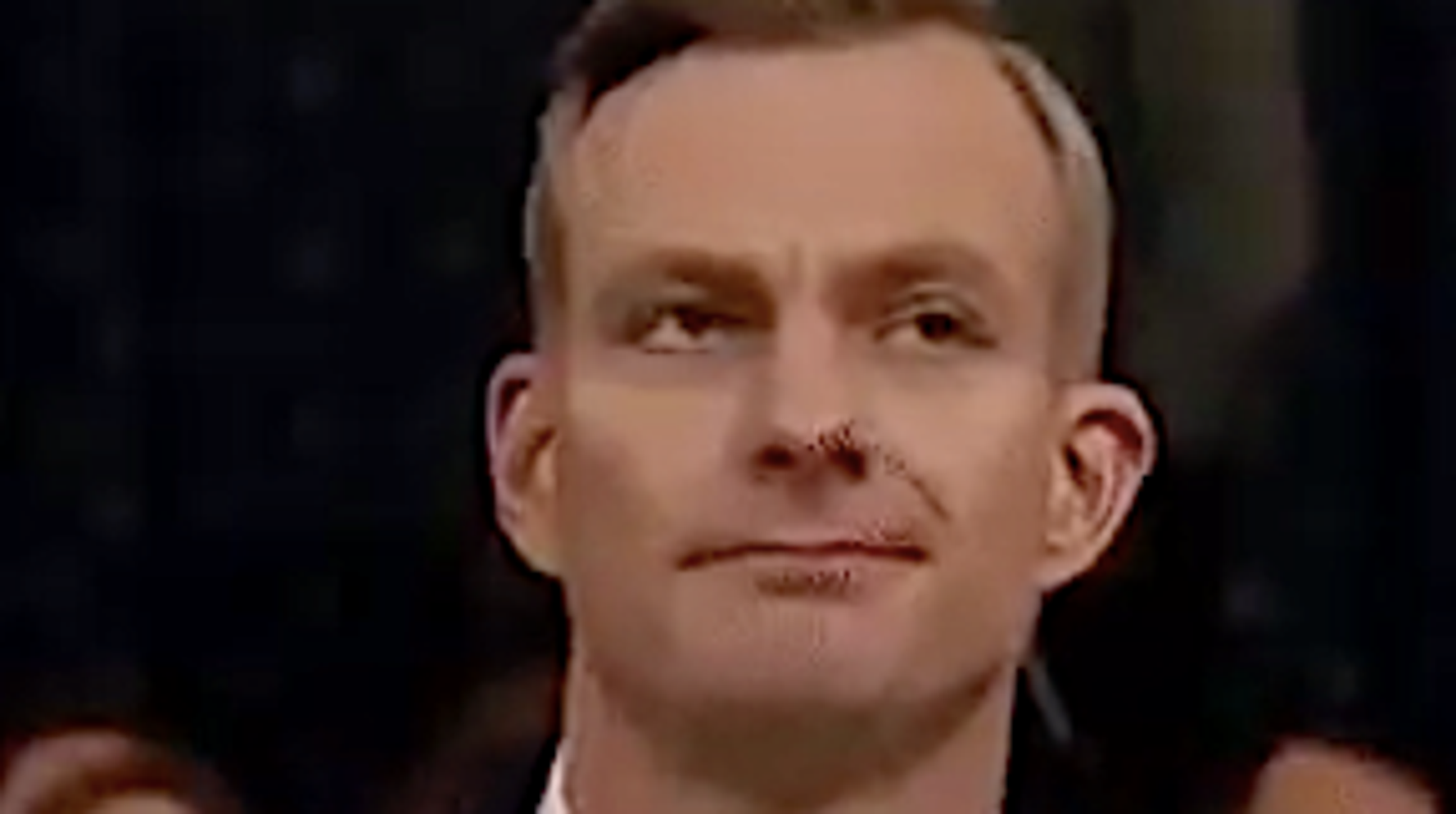 David Holmes Snide Eye Roll Becomes Fed Up Meme Of Impeachment Hearings Huffpost