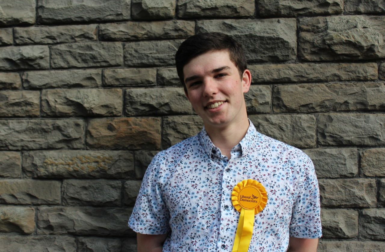 Alex Wagner, who is just 18, is standing for the Lib Dems in a seat held by the Torys since 2010