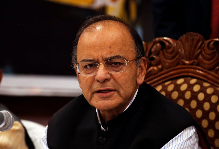 India's Finance and Defence Minister Arun Jaitley attends a two-day meeting of the Goods and Services Tax (GST) Council, comprising federal and state finance ministers, in Srinagar May 18, 2017. REUTERS/Danish Ismail