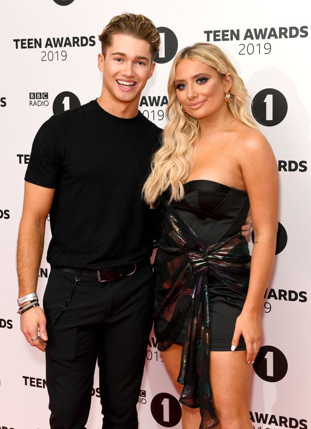 AJ and Saffron at the Radio 1 Teen Awards on Sunday