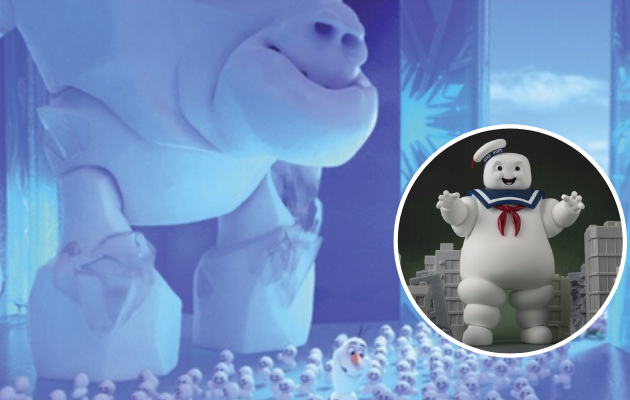 Merengue, en 'Frozen 2', y Hombre Malvavisco, en 'Cazafantasmas'.