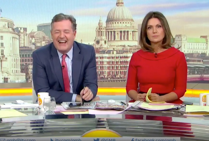 Piers Morgan and Susanna Reid