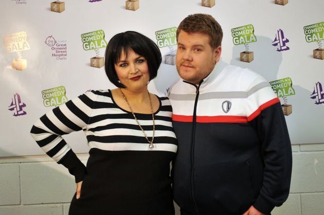 Ruth Jones and James Corden 