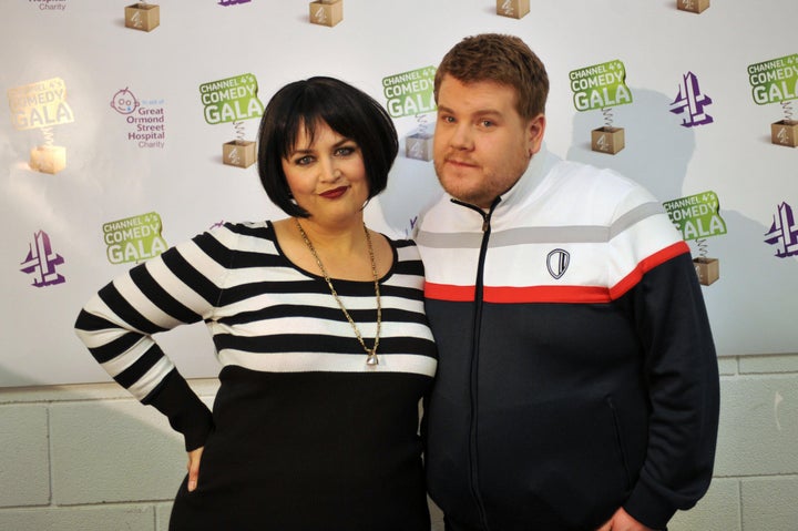 Ruth Jones and James Corden.