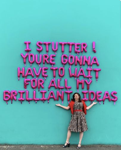 Nina G has some advice for anyone who stutters.