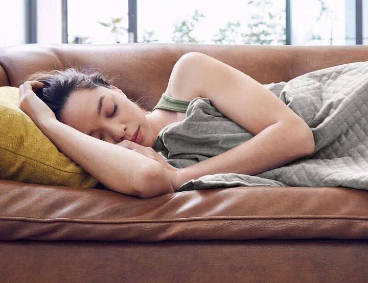 One of our writers once said that a <a href="https://www.huffpost.com/entry/weighted-blanket-amazon-review_l_5cad1253e4b01bf96006fc5f?bnn" target="_blank" role="link" class=" js-entry-link cet-internal-link" data-vars-item-name="weighted blanket had changed her life" data-vars-item-type="text" data-vars-unit-name="5db36c6ee4b079eb95a390fb" data-vars-unit-type="buzz_body" data-vars-target-content-id="https://www.huffpost.com/entry/weighted-blanket-amazon-review_l_5cad1253e4b01bf96006fc5f?bnn" data-vars-target-content-type="buzz" data-vars-type="web_internal_link" data-vars-subunit-name="article_body" data-vars-subunit-type="component" data-vars-position-in-subunit="0">weighted blanket had changed her life</a> and that she’d never go back to sleeping without one. Now's your chance to see what the hype is about.