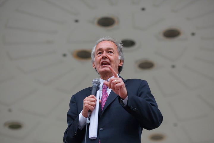 Sen. Ed Markey (above) is facing a tough primary challenge from Rep. Joe Kennedy III.