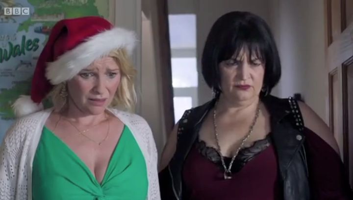 Joanna Page and Ruth Jones as Stacey and Nessa