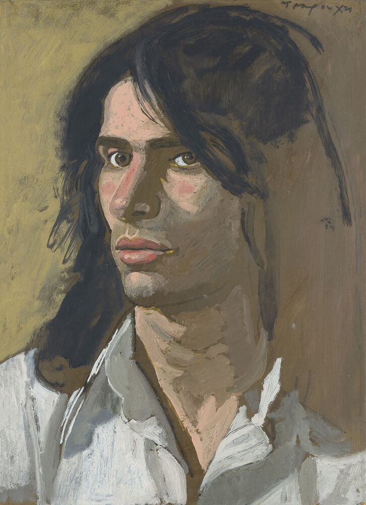 Ένα πορτρέτο του λεγόμενου Αρμένη, γνωστού μοντέλου του Γιάννη Τσαρούχη 