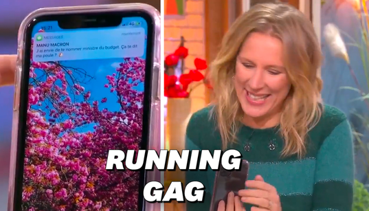 Agathe Lecaron des “Maternelles” a encore reçu un sms en