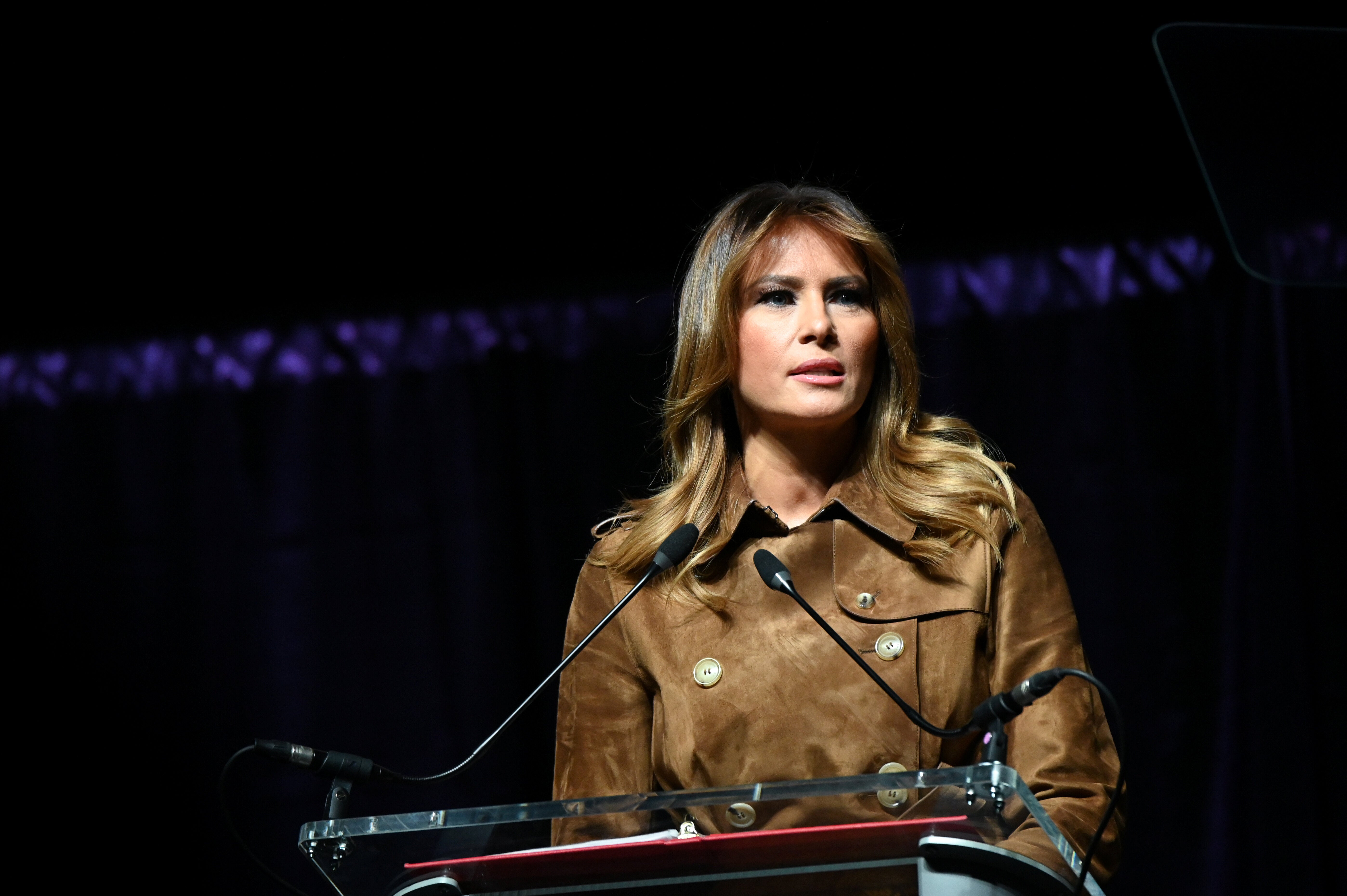 Melania Trump Met With Massive Boos At Youth Opioid Summit In Baltimore