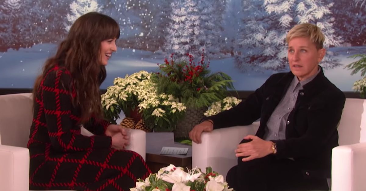 Dakota Johnson And Ellen Take Awkward To New Heights In Cringeworthy ...