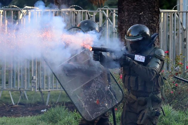 La France refuse de conseiller le Chili sur le maintien de l'ordre (photo d'illustration d'un policier...
