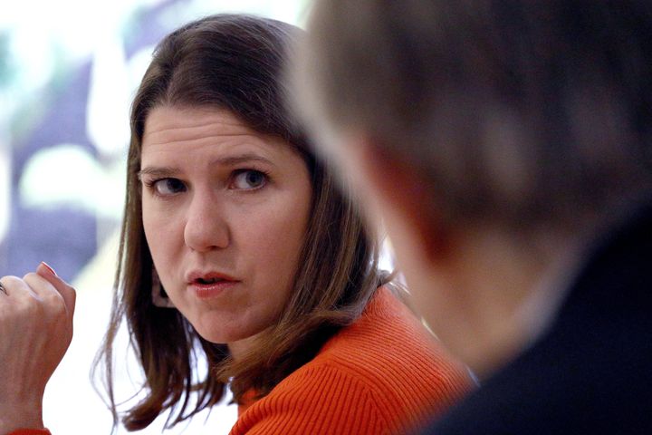 Liberal Democrat leader Jo Swinson during a visit to the London design museum to discuss the party's tech policy whilst on the General Election campaign trail.