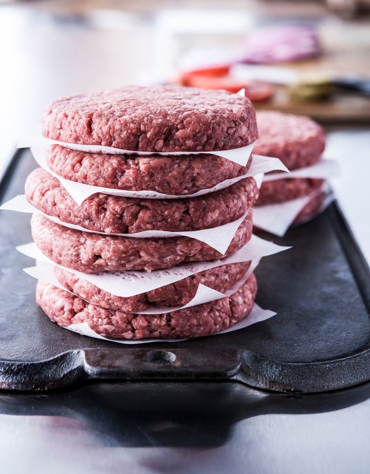 Ground beef products (similar ones pictured) sold under the brand Stater Bros Ground Beef have also been recalled due to salmonella.