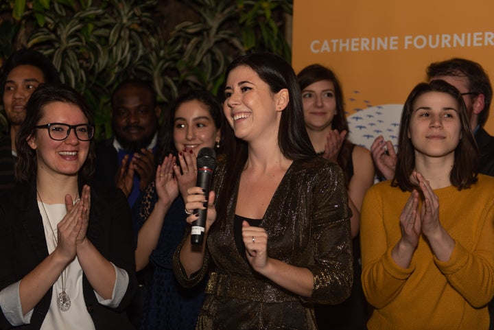 Catherine Fournier (centre) espère relancer le mouvement souverainiste avec son projet Ambition Québec.