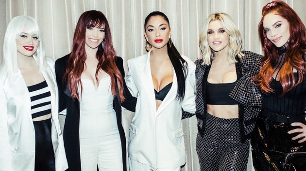 Pussycat Dolls 2019 (l-r) Kimberly Wyatt, Jessica Sutta, Nicole Scherzinger, Ashley Roberts and Carmit Bachar.