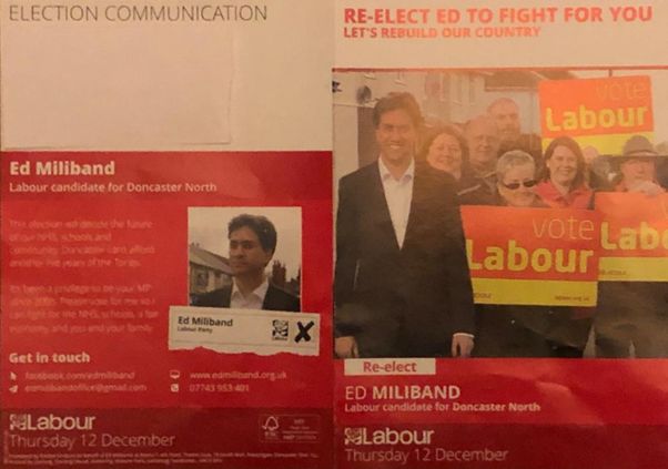 Ed Miliband Claims He Voted For A Brexit Deal Nine Times In Election Leaflet