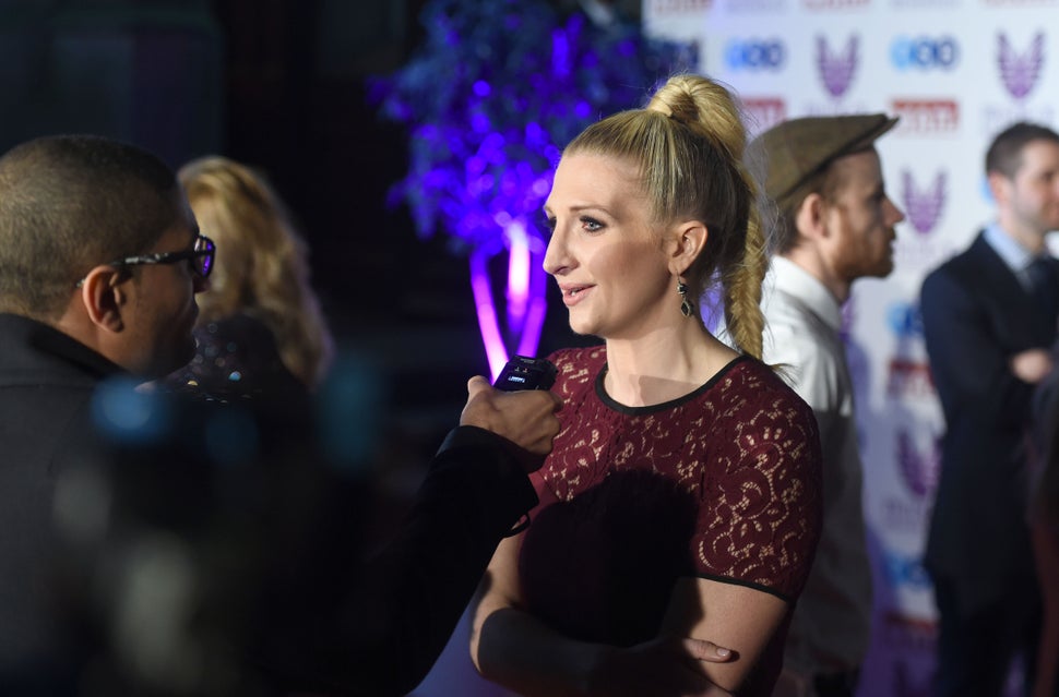 Rebecca Adlington at the Pride of Birmingham Awards in 2018.